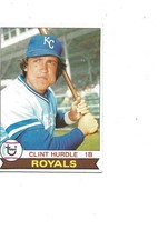 1979 TOPPS ROYALS 1B CLINT HURDLE