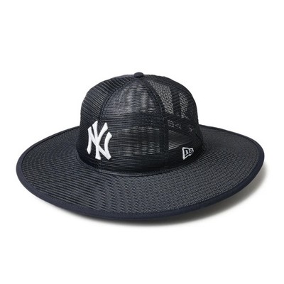 NEW ERA Fitted Long Brim Mesh Hat New York Yankees Navy 14388408