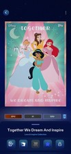 TOGETHER WE DREAM AND INSPIRE 2022 DISNEY TOPPS COLLECT LOVE & INSPIRE