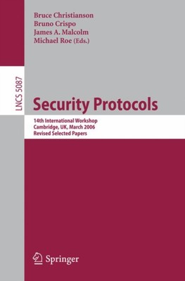 Christianson - Security Protocols - New paperback or softback - X555z