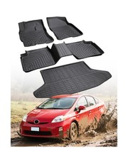 Car Floor Mats For Toyota Prius 2004 2005 2006 2007 2008 2009 All Weather Ac...