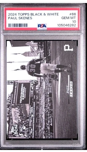 2024 Topps Black & White Paul Skenes Rookie #66 PSA 10 Pittsburgh Pirates
