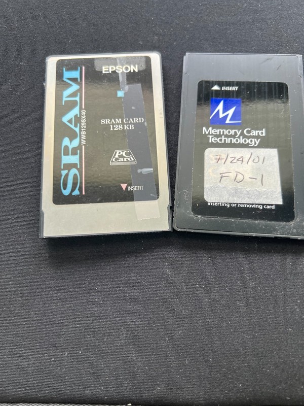 VingCard 2100 Data Card Memory Card Lot Epson SRAM 128KB Hotel Lock