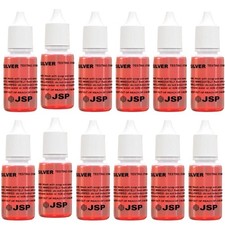 12 Bottles Silver Test Acid Testing Sterling Jewelry Solution Metal Tester