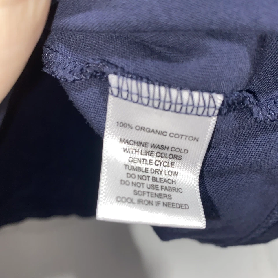 Camiseta EASTERN MOUNTAIN SPORTS Azul Marino Algodón Orgánico Talla XL Nueva Inglaterra Foto 3 de 4