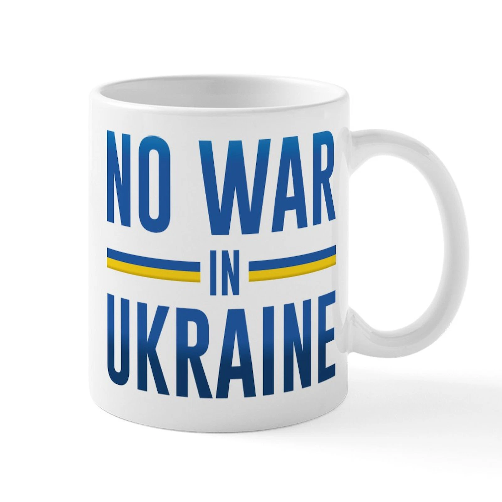 Peace In Ukraine 11 Oz Ceramic Mug - Supportive & Durable