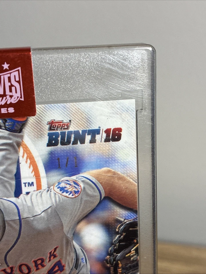 2019 Topps Archives NOAH SYNDERGAARD Signature Series Auto 1/1 Mets BUNT | 16 - Image 3 of 4