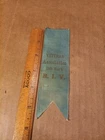 Original GAR Ribbon Veteran  Assoc.  11th Reg't Regiment R. I. V. Rhode Island