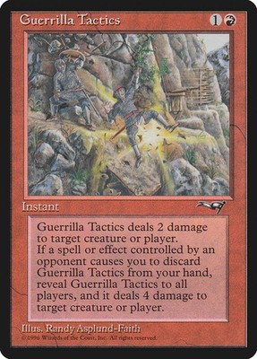 Guerrilla Tactics (Falling) [Alliances] Lightly Played