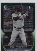 2023 Bowman Draft Chrome Green Grass Refractor /99 Brock Vradenburg #BDC-44 06l3