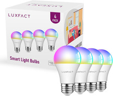 Alexa Light Bulbs, Smart Light Bulbs RGBCW Color Changing, A19 E26 Bluetooth Lig