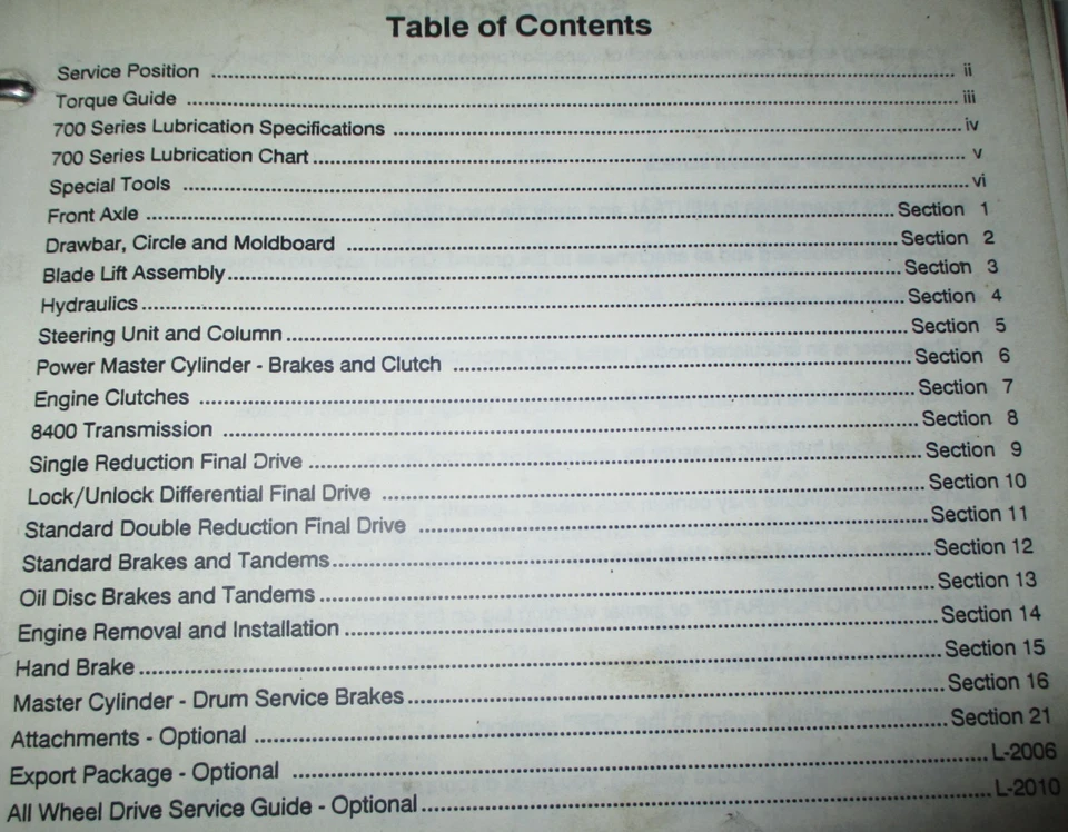 Champion 700 Series Motor Grader Service Shop Repair Workshop Manual ORIGINAL! - Image 4 of 4