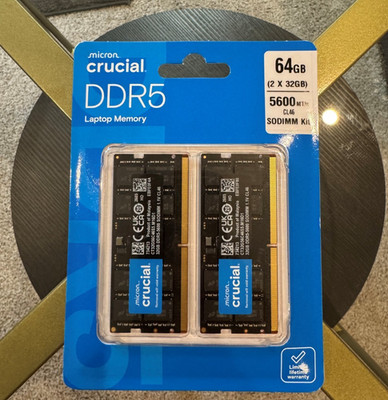 m*r様 Crucial DDR5-5600 SO-DIMM 64GBx2 Crucial 64GB 2x32GB DDR5 5600MHz CL46 SODIMM Laptop RAM | eBay
