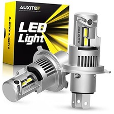 2024 Upgraded H4 LED Bulb, 1:1 Mini Size No Adapter Required, 6500K 9003/H4