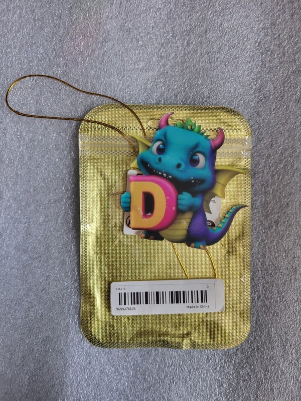 Dragon Letter D Ornament