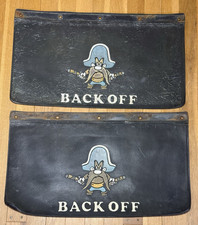 VTG Yosemite Sam BACK OFF  Black Rubber Mud F...