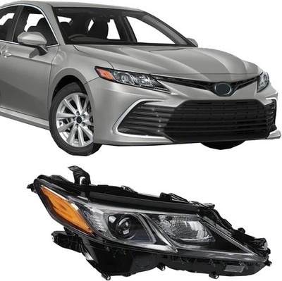 Camry L LE SE Headlight 2018-2022 Black Chrome