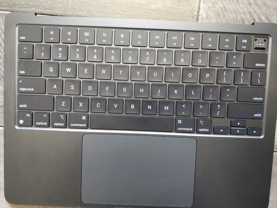 Apple Macbook Air 13" M2 A2681 2022 ,掌托,键盘,触摸板,午夜蓝色 — 第 2/4 张图片