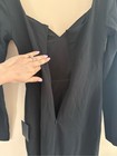 Lulus Save a Little Bliss For Me Black Long Sleeve Bodycon Maxi Dress Medium NWT