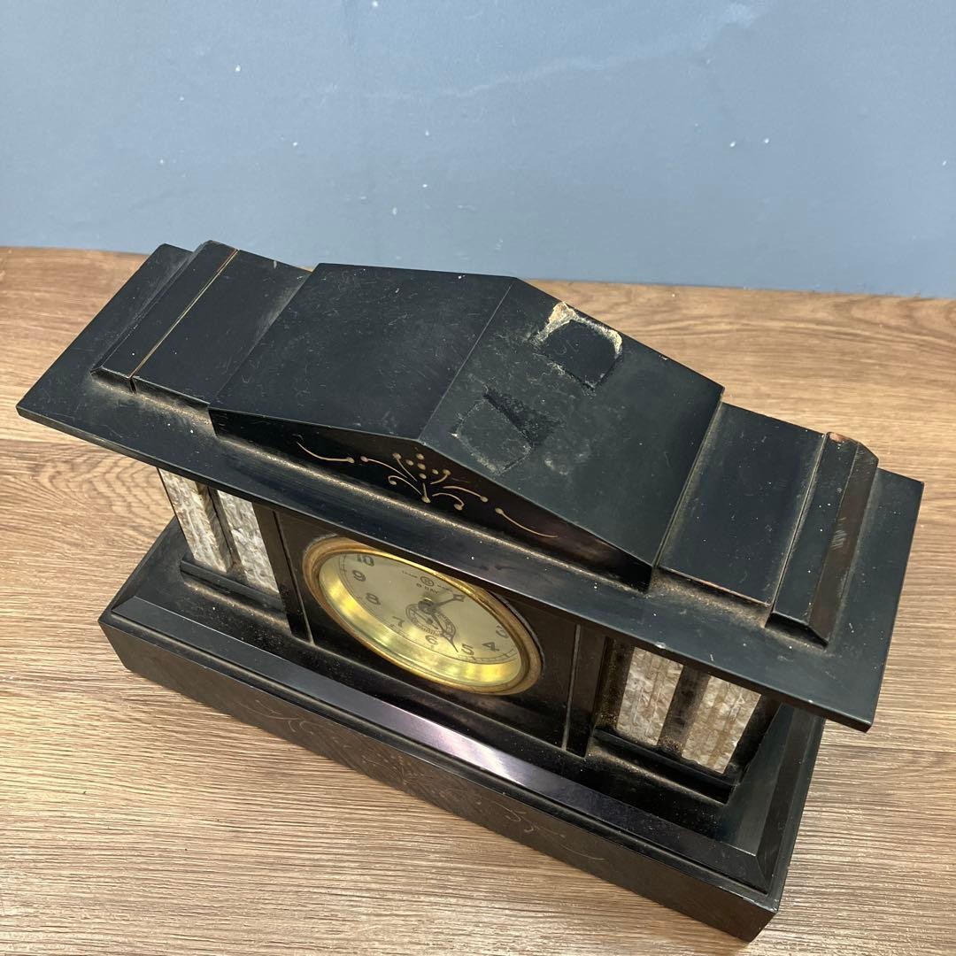 SHIKOSHA（現セイコー）のアンティーク置き時計 SEIKO Vintage SEIKOSHA 8 DAY Mantel Clock Showa Era JUNK Untested