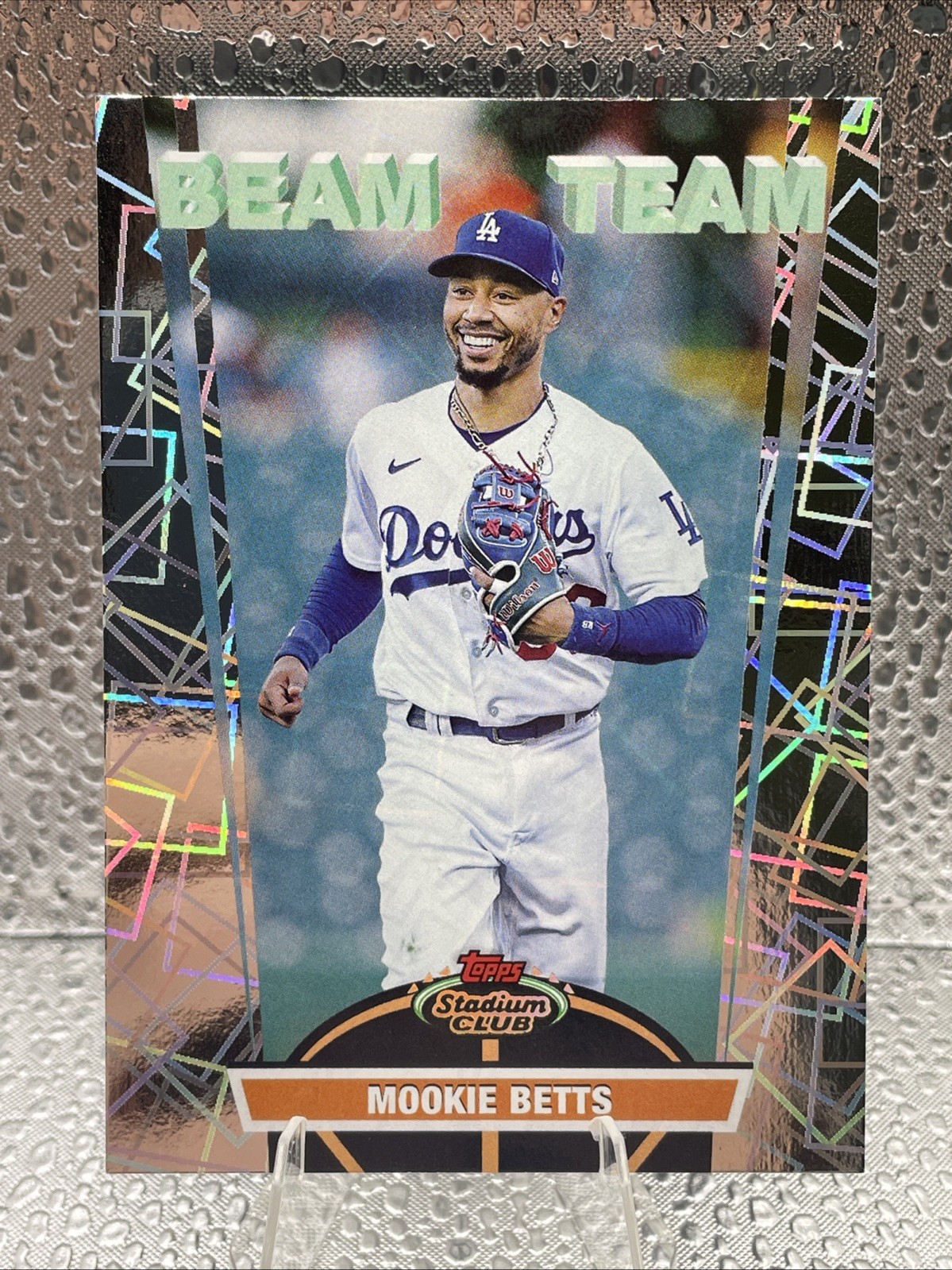 2024 Topps Stadium Club Mookie Betts Beam Team Case Hit Los Angeles Dodgers