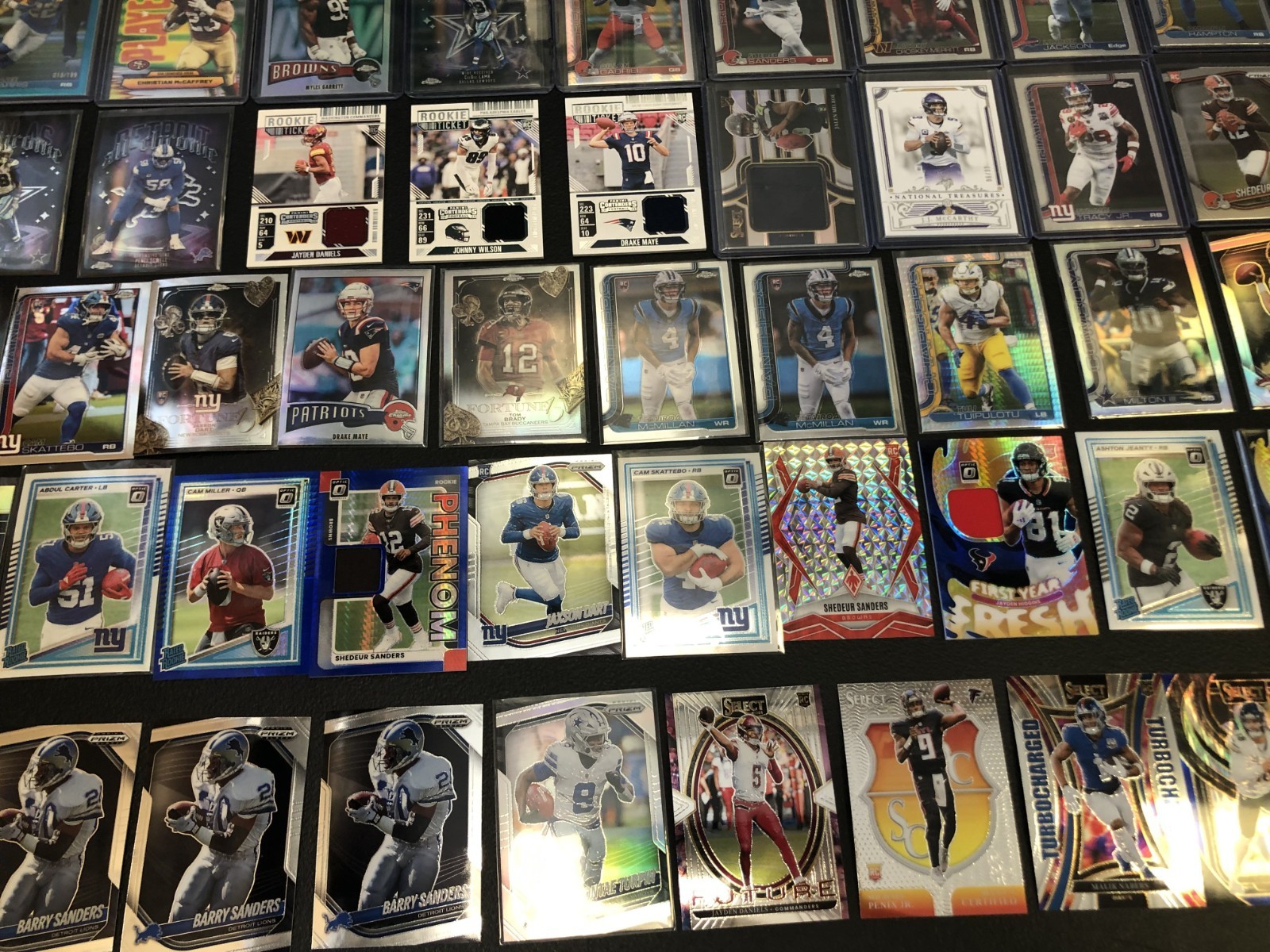 HUGE AUTO JERSEY ROOKIE REFRACTOR GENESIS LOT JAXSON DART PATRICK MAHOMES BRADY view 10