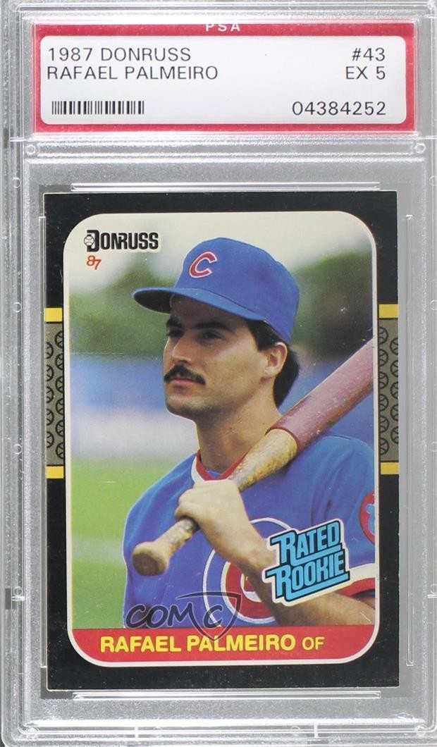 1987 Donruss DONRUSS #43 Rafael Palmeiro front