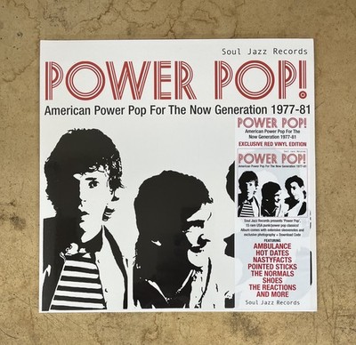 SOUL JAZZ POWER POP COMPILATION RED VINYL LP NEW SEALED RSD 26 PUNK 1977-1981