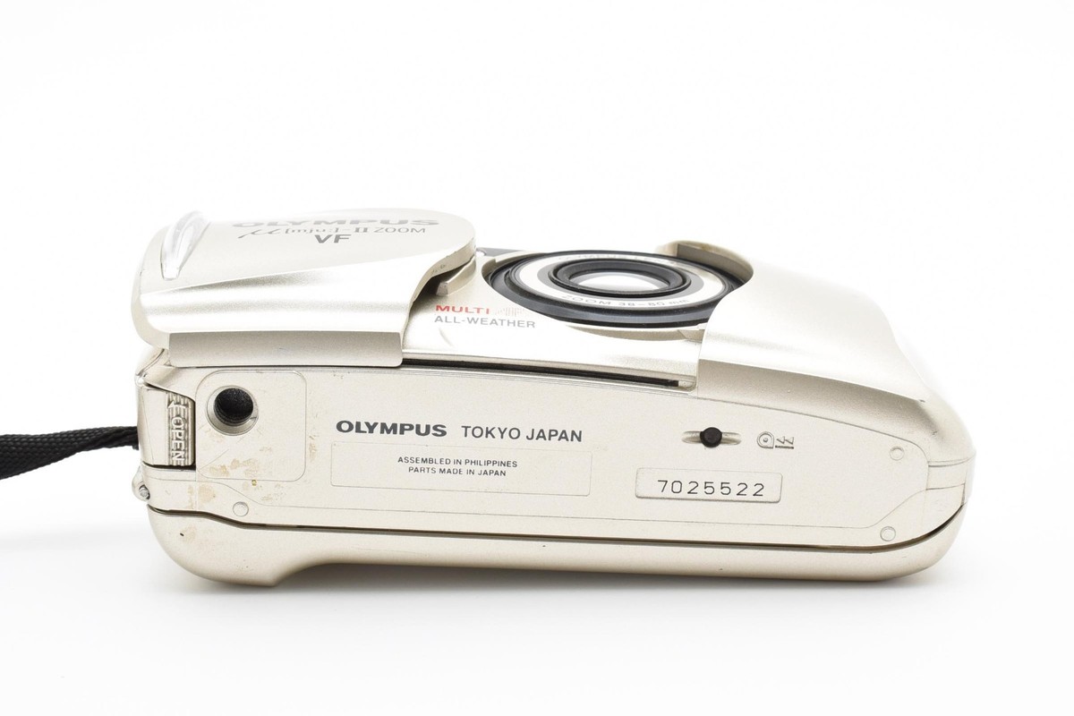 ❁完動品❁Olympus オリンパス mju ii 2 ZOOM VF NEAR MINT] Olympus μ mju ii Zoom VF Point & Shoot 35mm Film