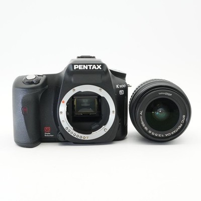 Pentax K100D DSLR Camera with smc Pentax-DA 18-55mm Lens, Good Condition