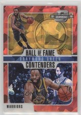 2018 Contenders Optic Hall of Fame Red Cracked Ice Prizm Draymond Green #6 s3g