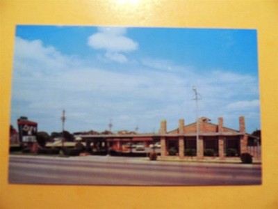 Lazy K Motel Ponca City Oklahoma vintage postcard 