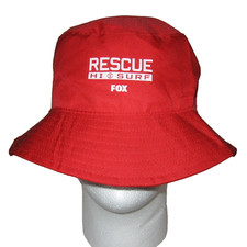 Rescue: Hi-Surf Red Bucket Hat Fox TV Series Promo Item White Logo New