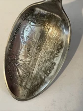 Battleship Maine 6682 Tons Vintage Souvenir Spoon Collectible