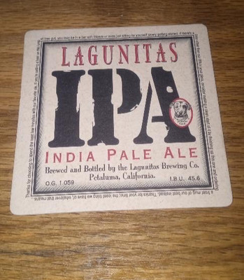 Lagunitas IPA Beer Coaters - NEW