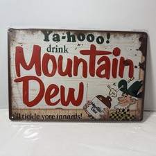 Mountain Dew Yahoo Old Timer Tin Sign Do The ...