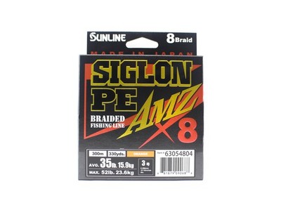 Sunline P.E Linie X8 Siglon AMZ 300m P.E 3 35LB Orange (0688)