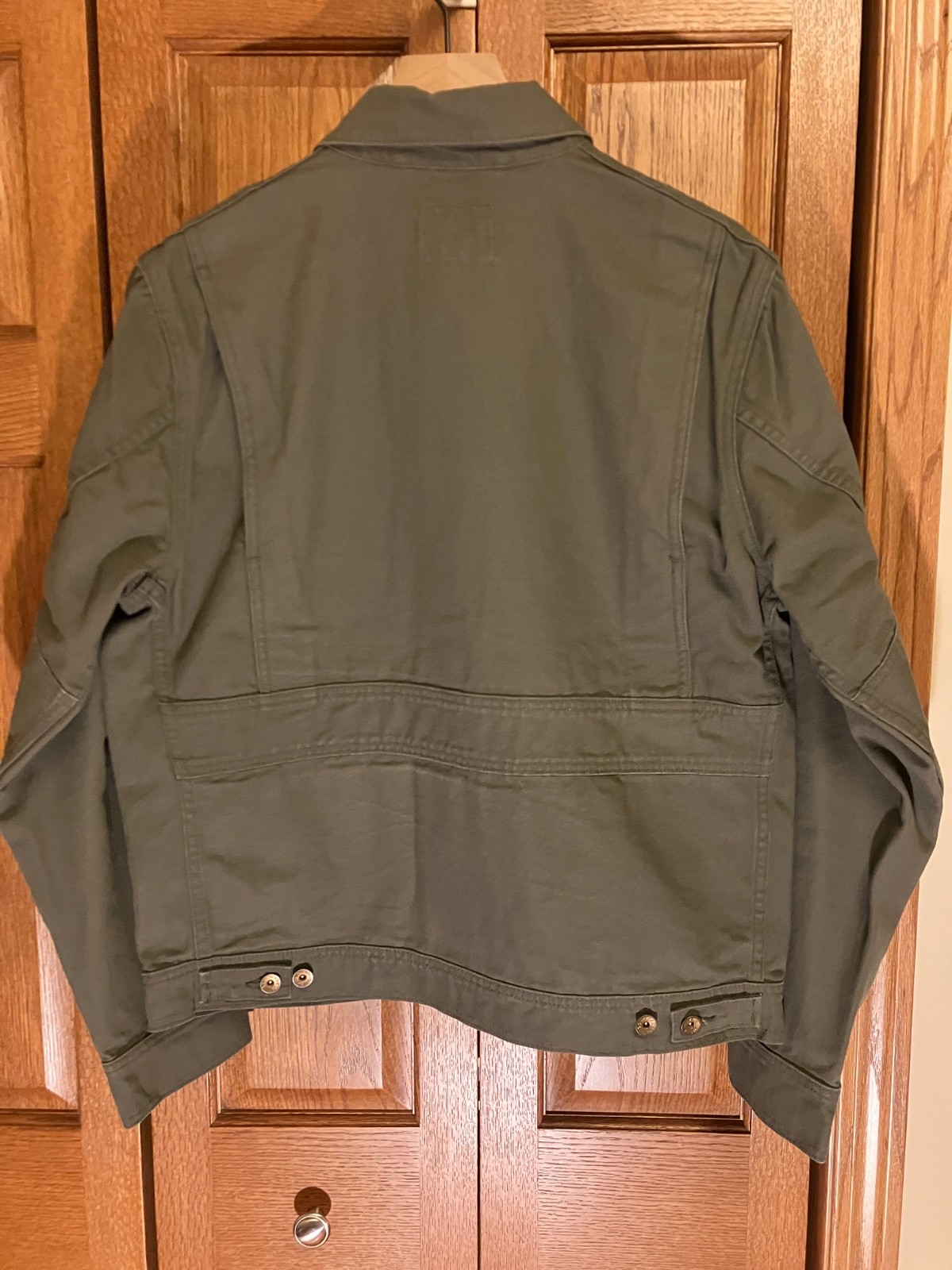 Wies Made 12oz Olive Cotton Duck Artcher Jacket Size Large RARE - second product detail image