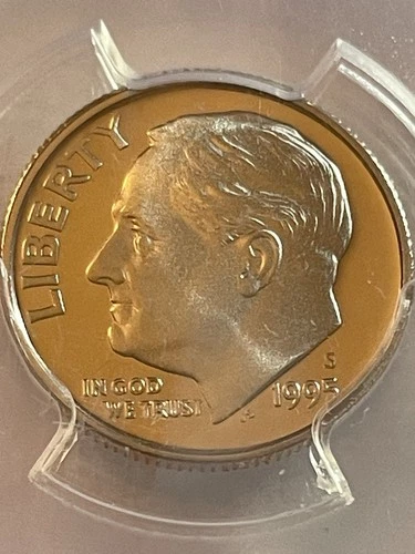 1995-S Roosevelt Dime PCGS PR 69 DCAM, By REEDERSONG