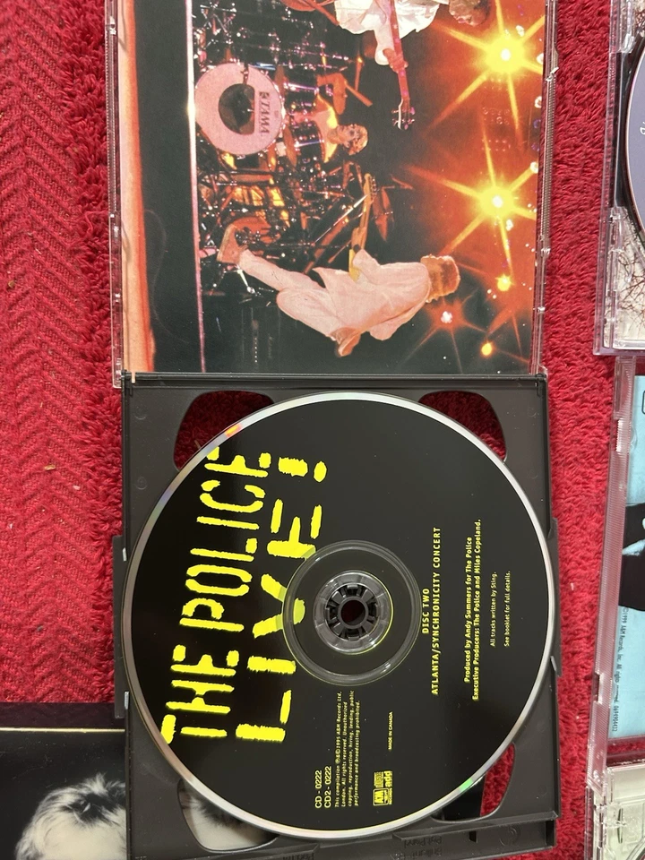 Sting Police 7 CD Lot 9 discs Brand Day Mercury Falling Best Winter's Night Live Foto 4 de 4