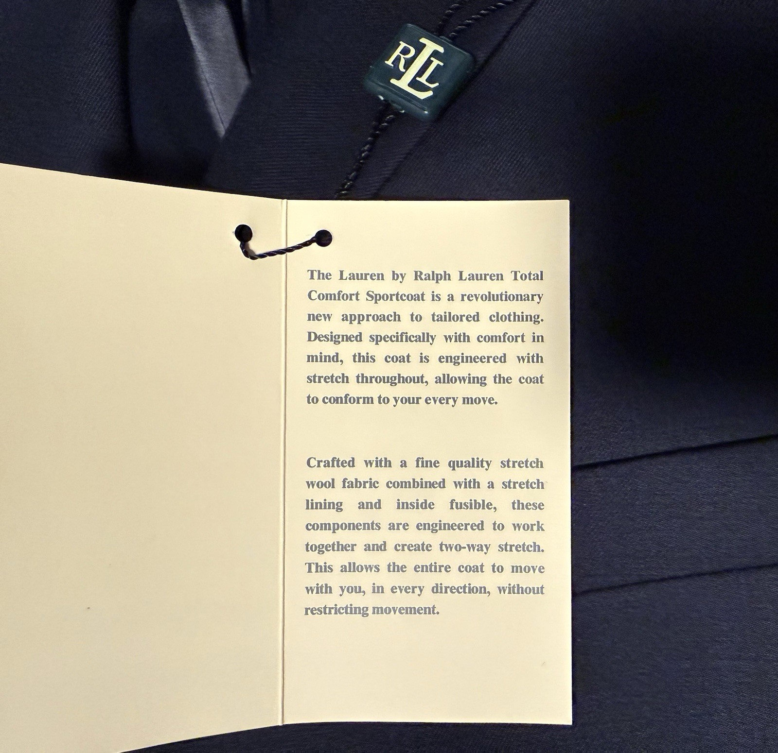 New Lauren Ralph Lauren Mens 44R Blue Wool Gold Button Blazer Sportscoat NWT thumbnail 5