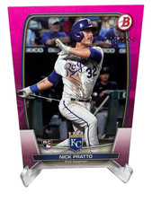 Nick Pratto 2023 Bowman Paper Fuchsia RC /299 #8 Royals