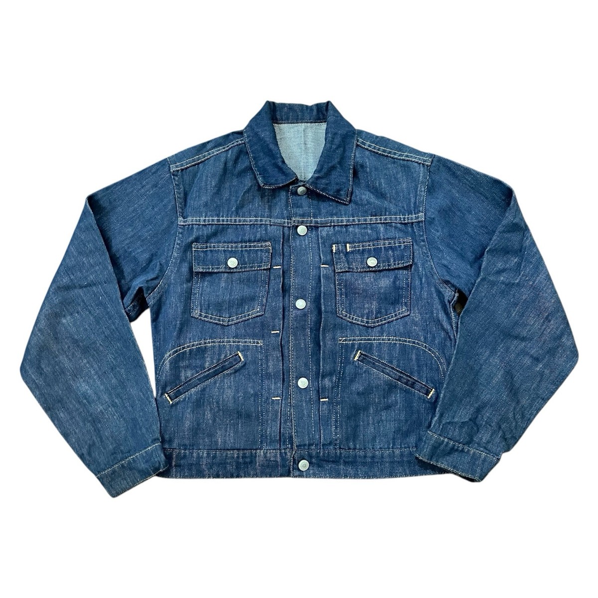 Vtg 60s JC Penney RanchCraft Trucker Denim Jean Jacket Womens 
