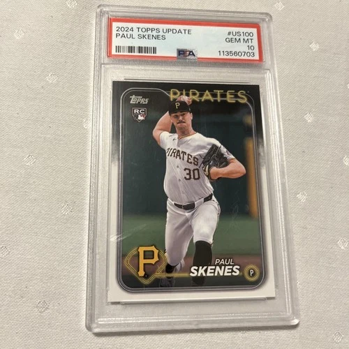 2024 Topps Update - Paul Skenes US100  (RC) PSA 10