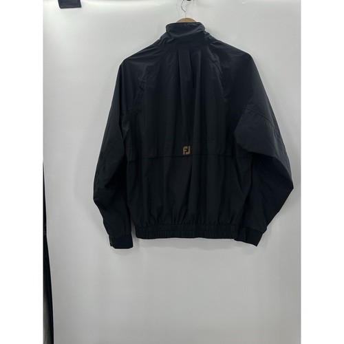 FootJoy Dryjoys Men Black Jacket Windbreaker Small Golf Outdoor Gorpcore Hiking - Picture 4 of 11