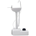 Outsunny Portable Camping Sink with Towel Holder & Soap Dispenser Hand Wash