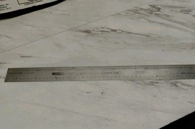 General 1251 Model Railroad Reference Ruler  HO Trains Used,stainless Steel 