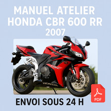 Manuel Atelier Honda CBR 600 RR 2007 Revue Technique Moto Français RMT CD PDF