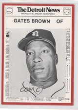 1981 Detroit News Tigers Boys of Summer 100th Anniversary Gates Brown #106 0a2