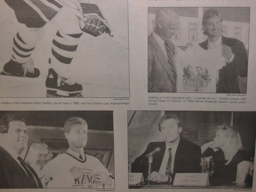 MAR. 1994 ~ 802!! GRETZKY BECOMES GREATEST SCORER IN NHL HISTORY - Picture 10 of 12